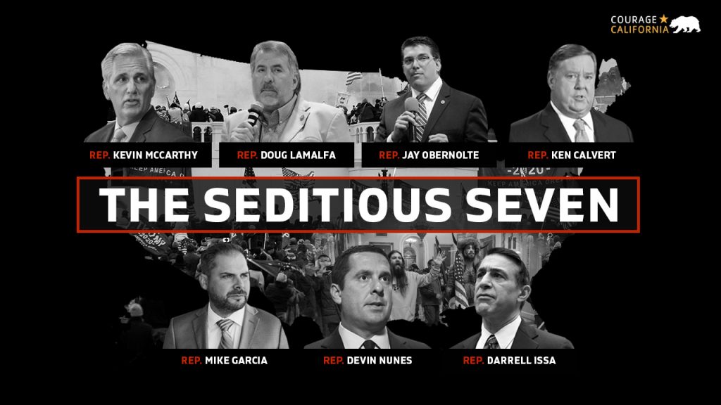 California's seditious members of Congress